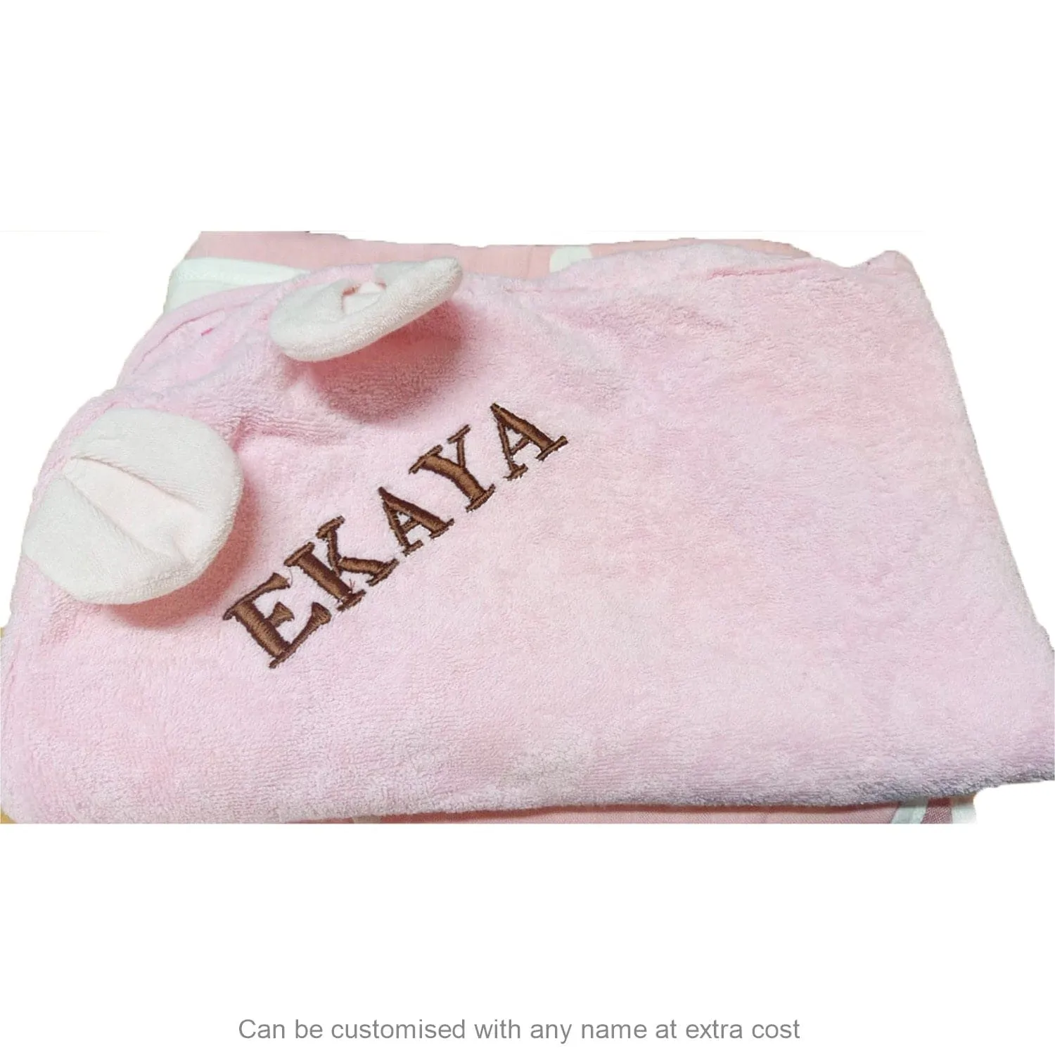 Elephant Pink Hooded Towel