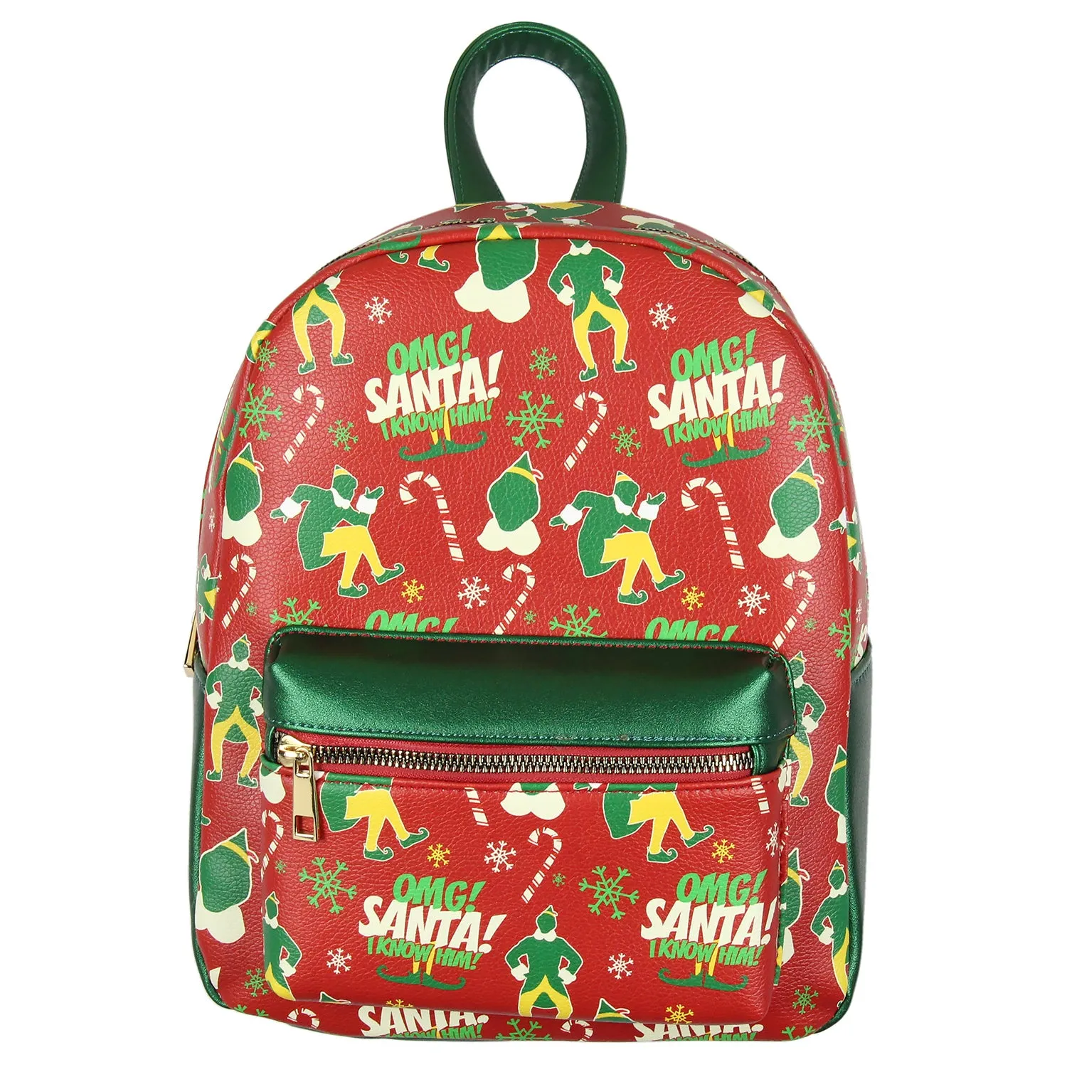 Elf The Movie Buddy OMG! Santa! I Know Him Faux Leather Mini Backpack