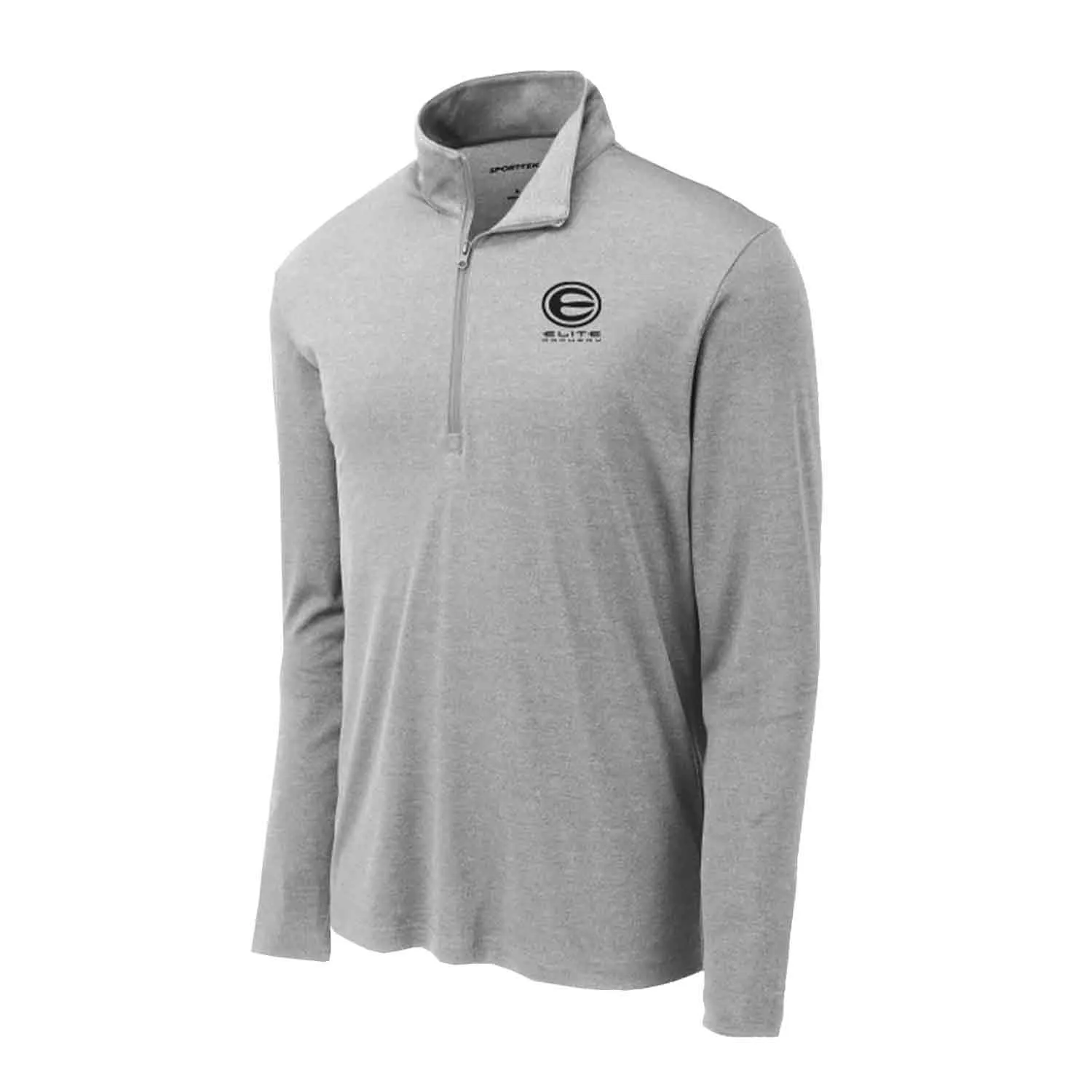 Elite Men's Quarter Zip (Heather Grey)