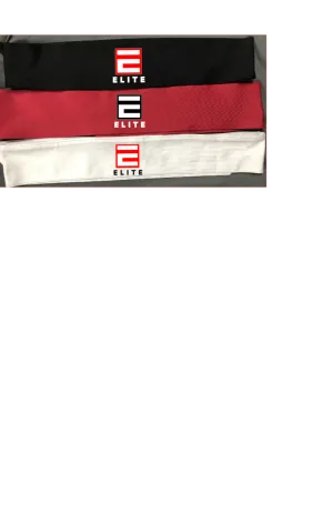 ELITE SOFTBALL DRI FIT HEAD TIES BLACK RED WHITE INCLUDES #