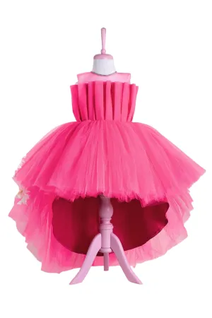 Eliza Pink Party Dress - Tailed