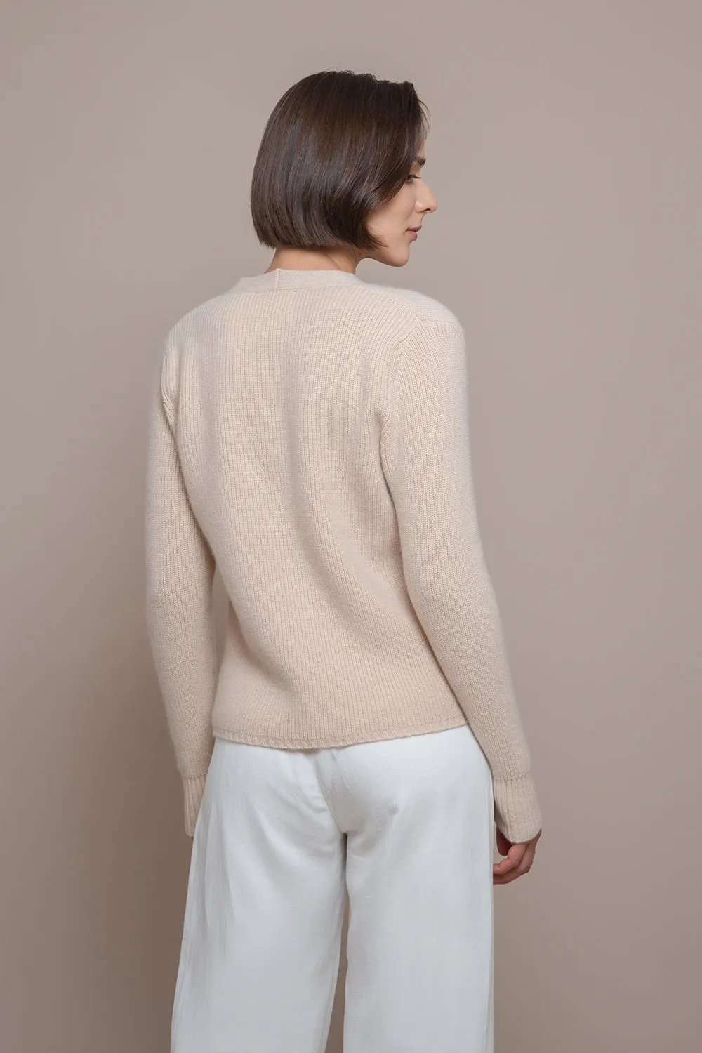 Elizabeth Elegant V-Neck Jumper