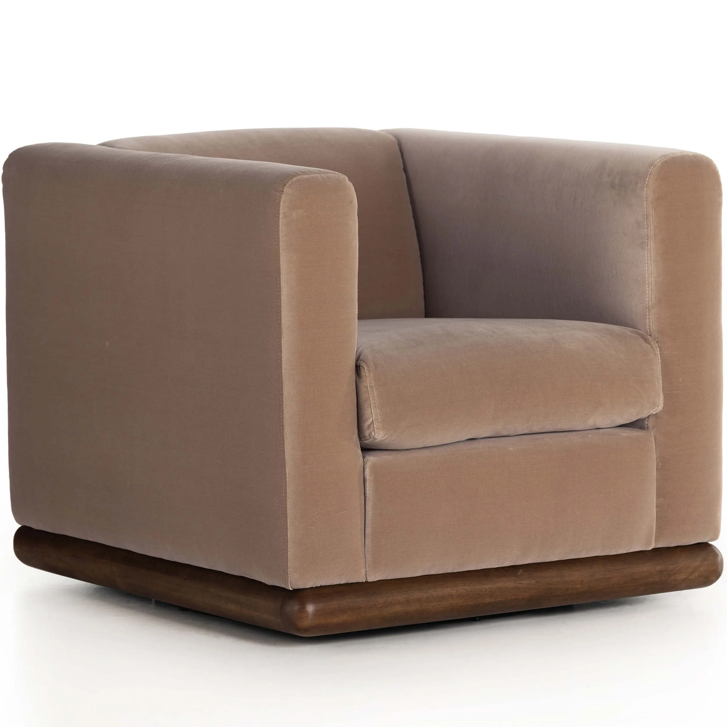 Elizabeth Swivel Chair, Surrey Taupe