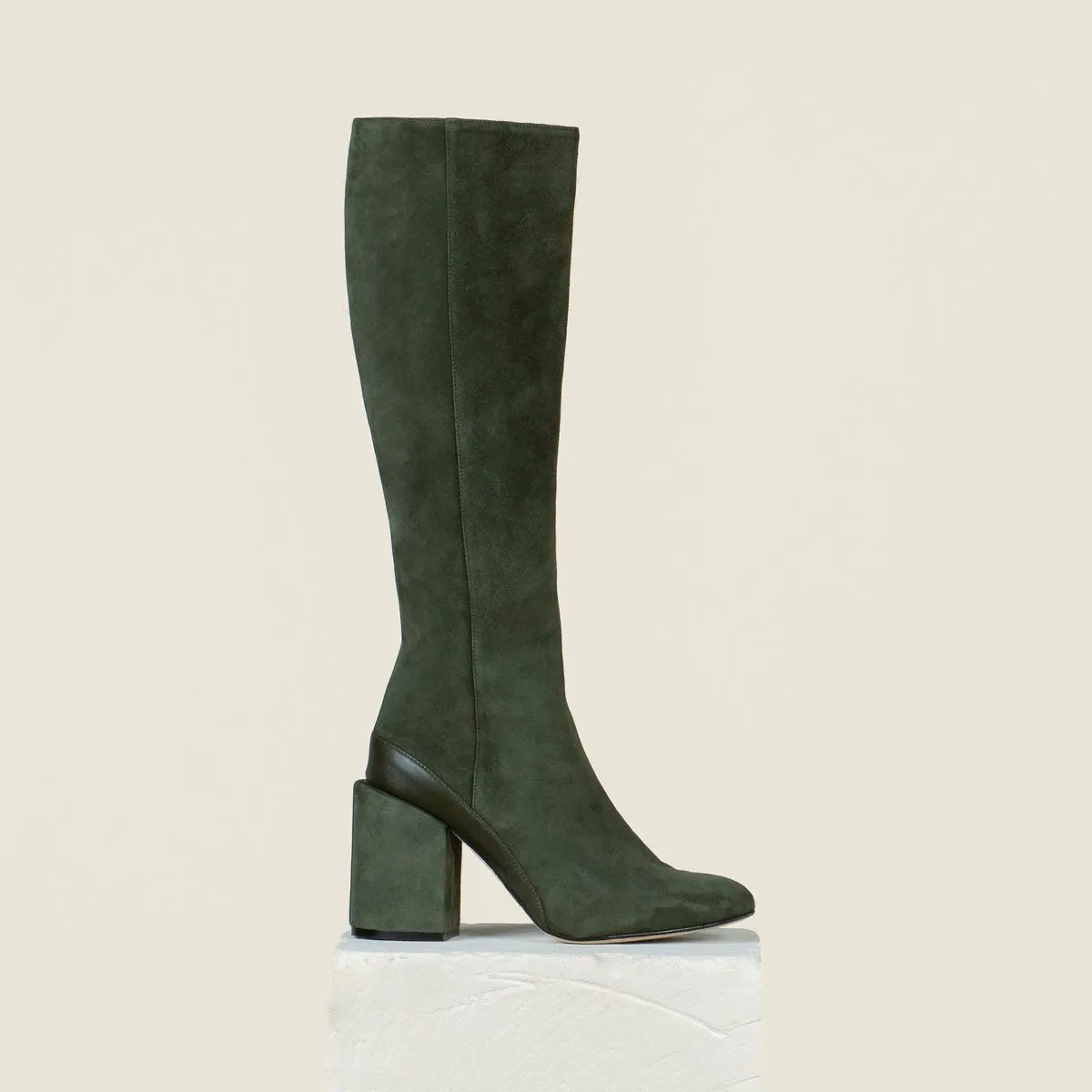 Elle Knee Boot, Olive