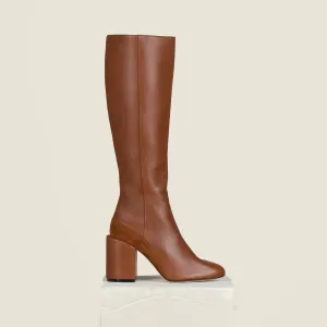 Elle Knee Boot, Walnut