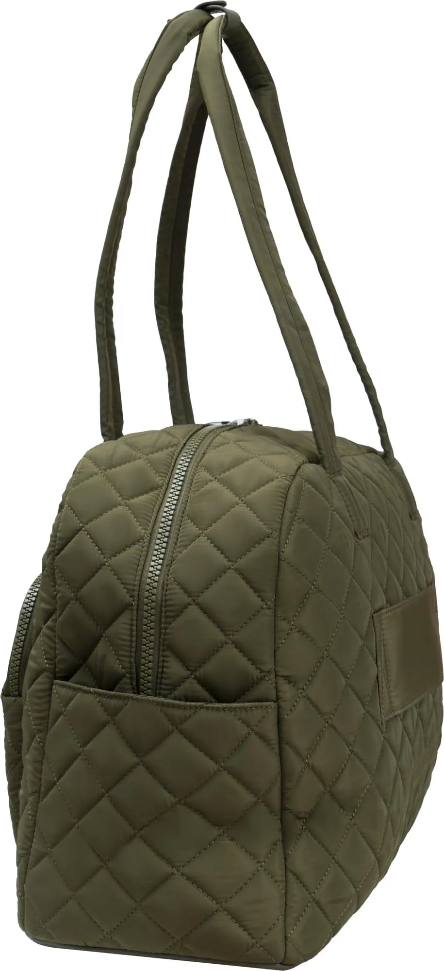 Ellen Tracy 20 Inch Diamond Nylon Quilted Duffel