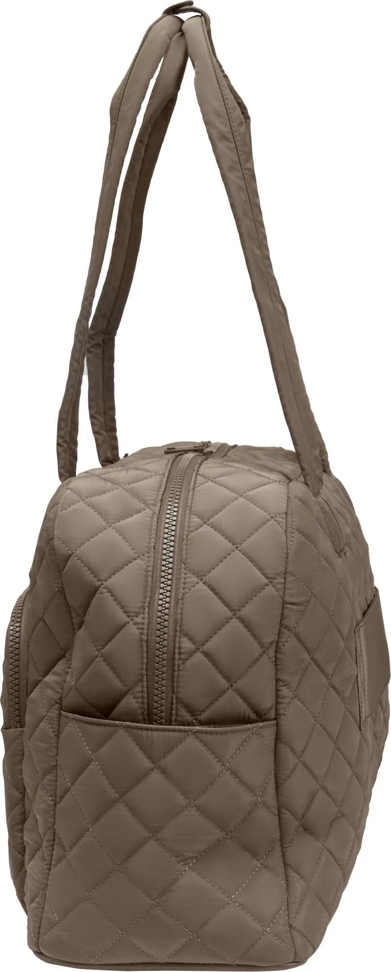 Ellen Tracy 20 Inch Diamond Nylon Quilted Duffel