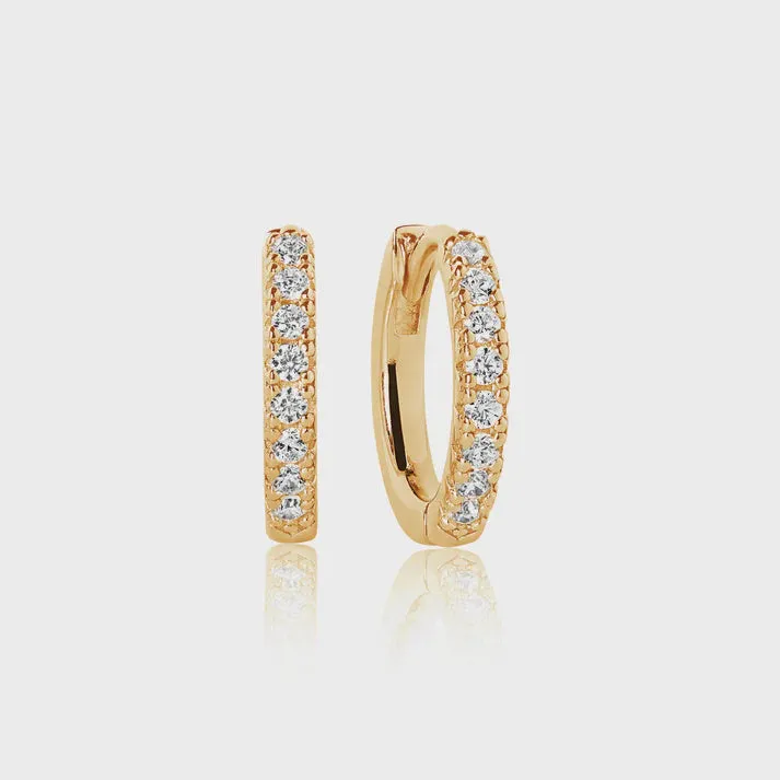 Ellera Medio Earrings Gold Plated