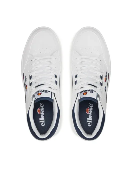 ELLESSE MEN'S  CUP WHITE/NAVY SNEAKER SHOE