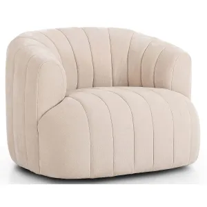 Elliana Swivel Chair, Blamont Cream