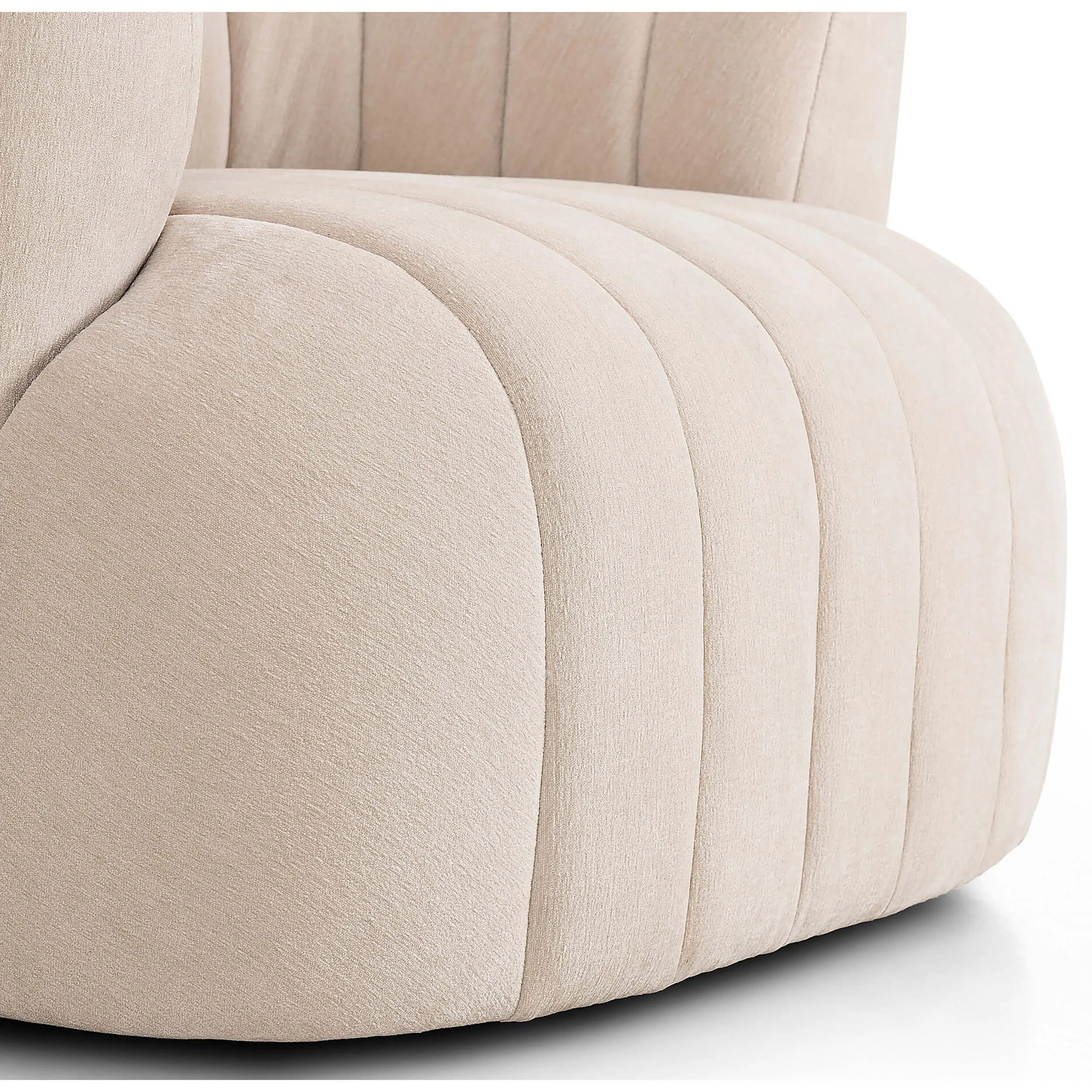 Elliana Swivel Chair, Blamont Cream