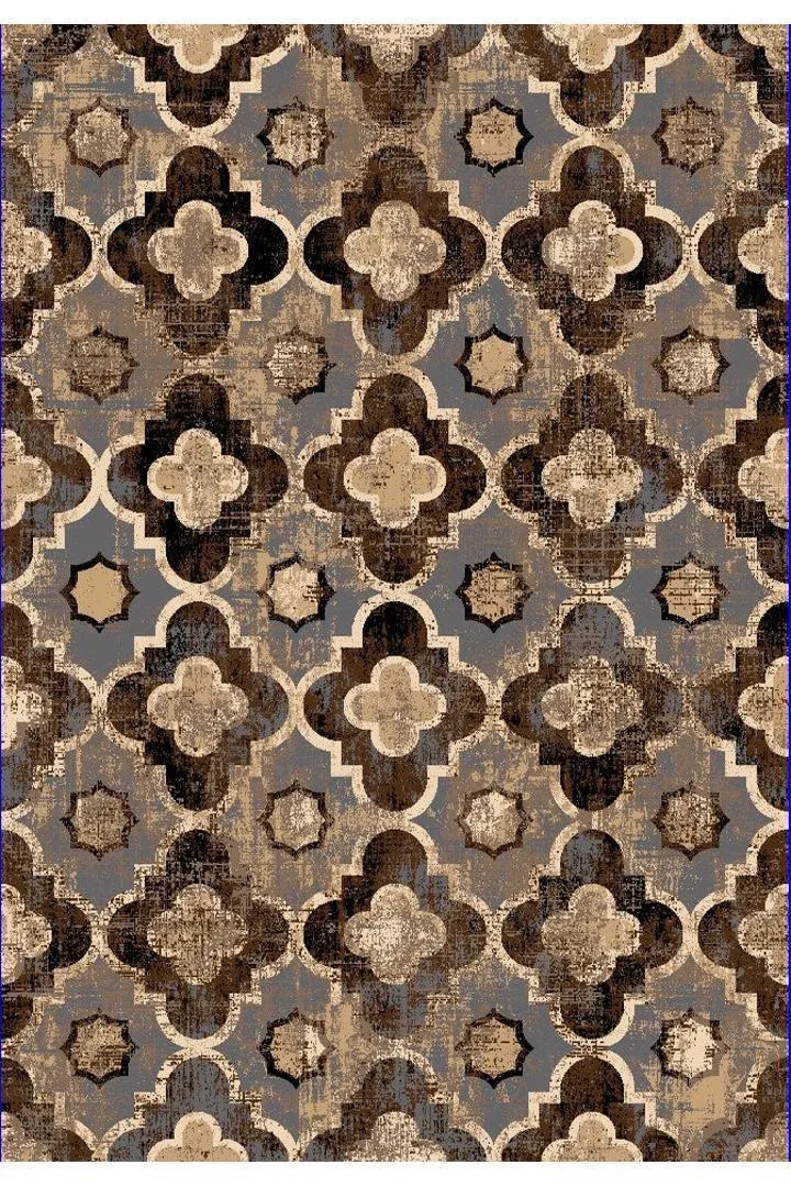 Ellie Rug Collection - U222A-Dark Brown