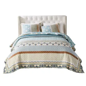 Ello 2pc XL Twin Quilt and Pillow Sham Set, Bohemian Print, Multicolor By Casagear Home