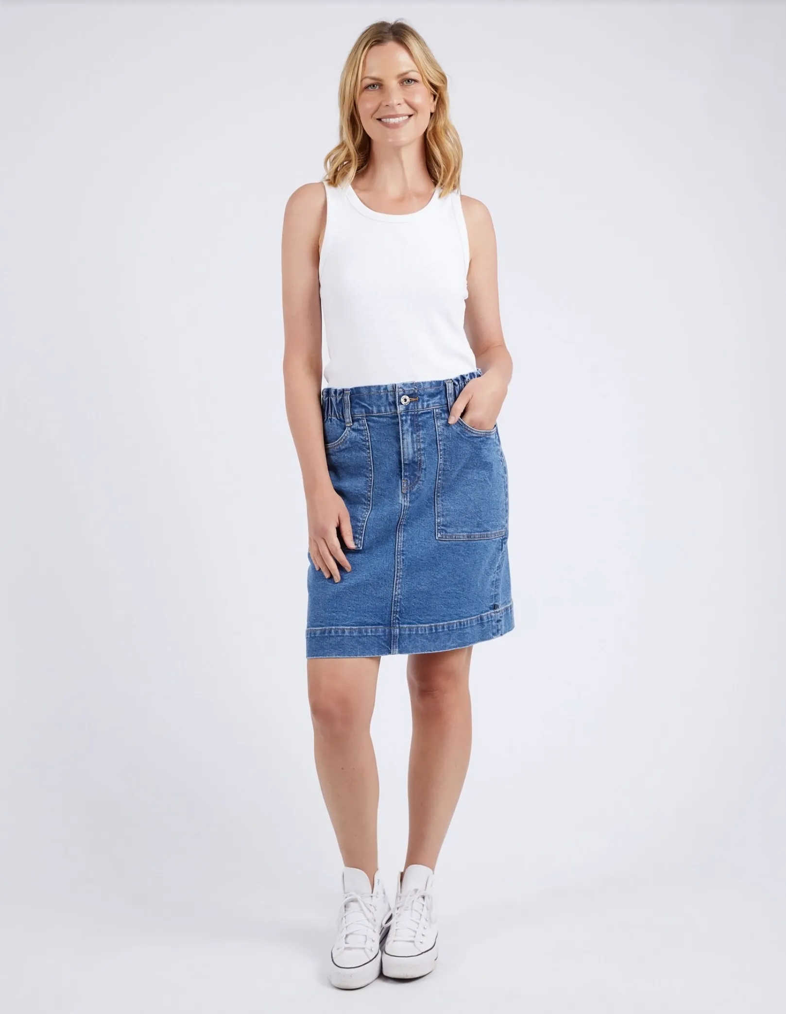 Elm Lifestyle Atlas Denim Skirt