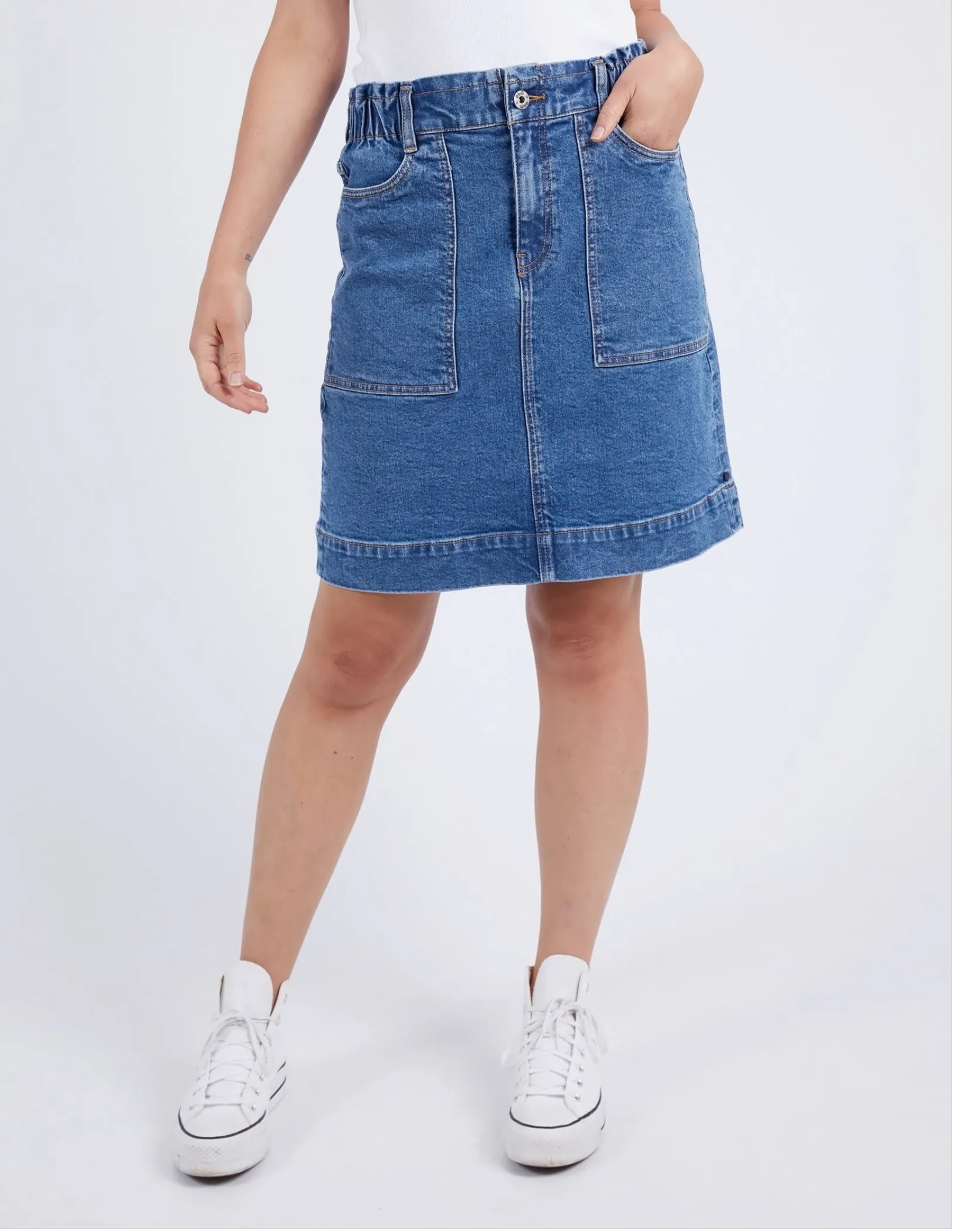 Elm Lifestyle Atlas Denim Skirt