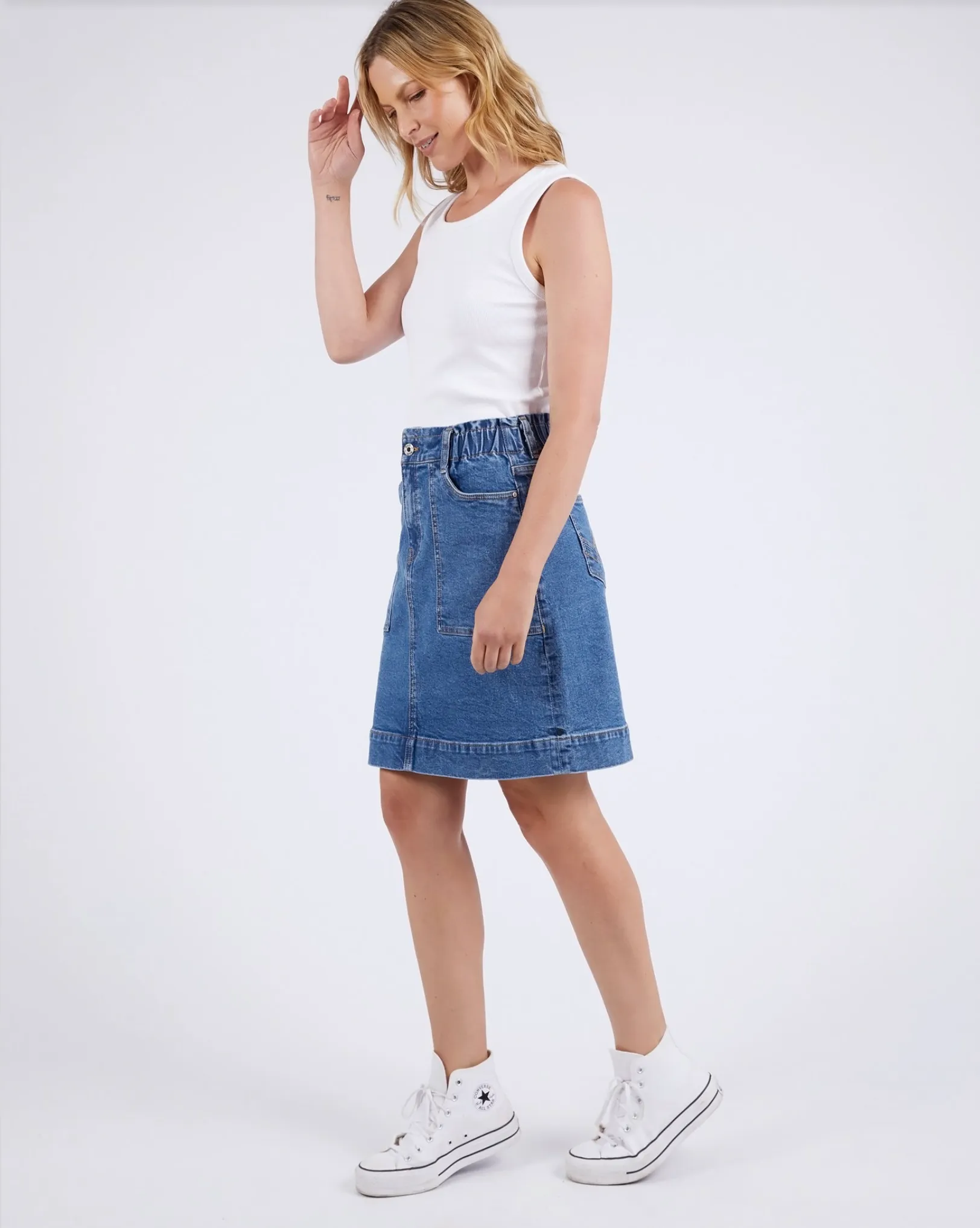 Elm Lifestyle Atlas Denim Skirt