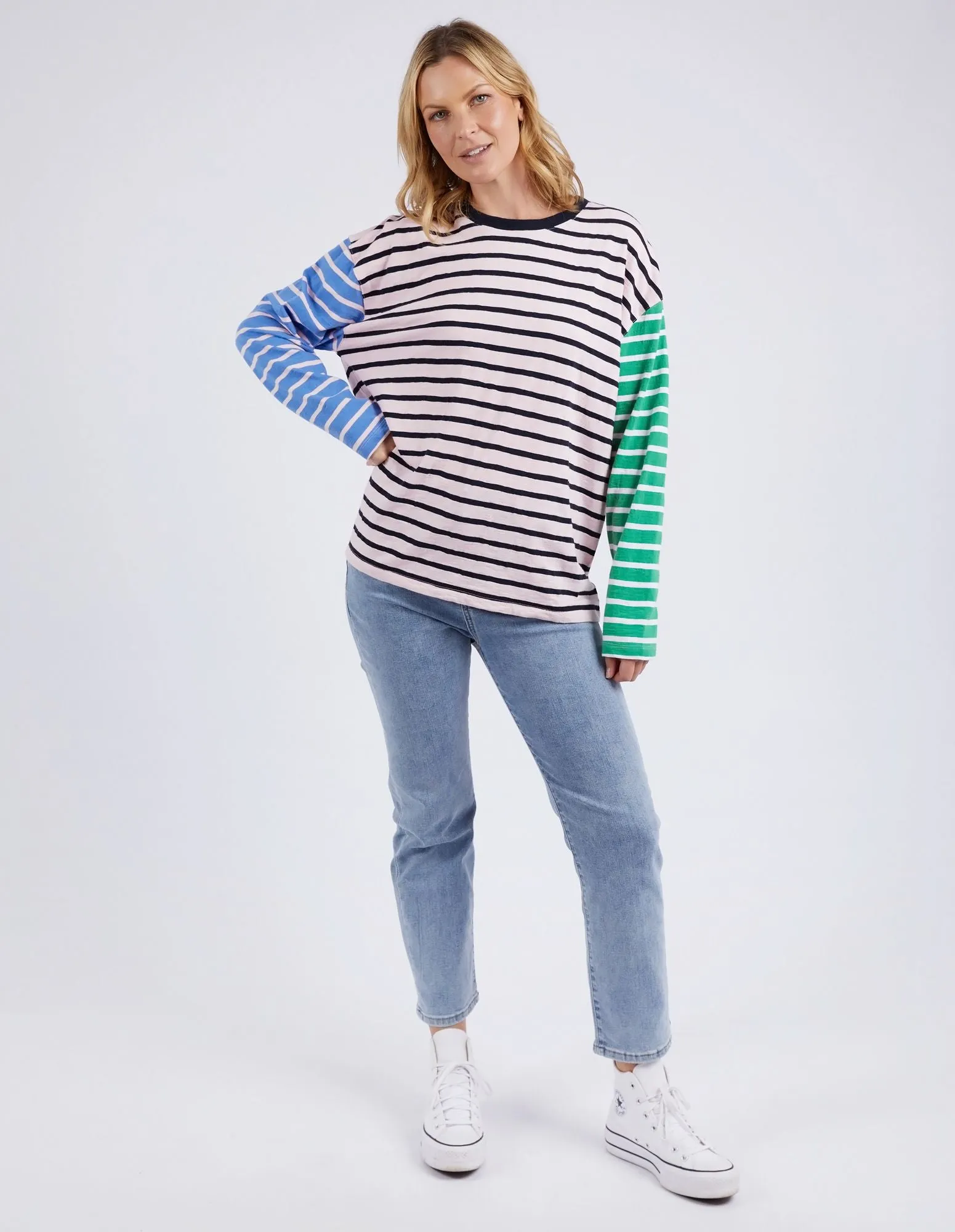 Elm Sally Stripe L/S Tee