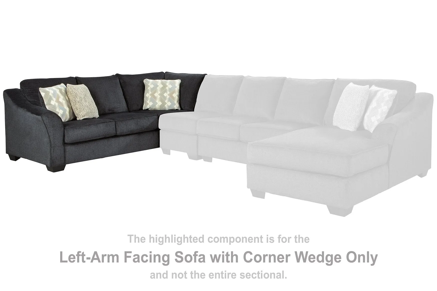 Eltmann 3-Piece Sectional with Cuddler