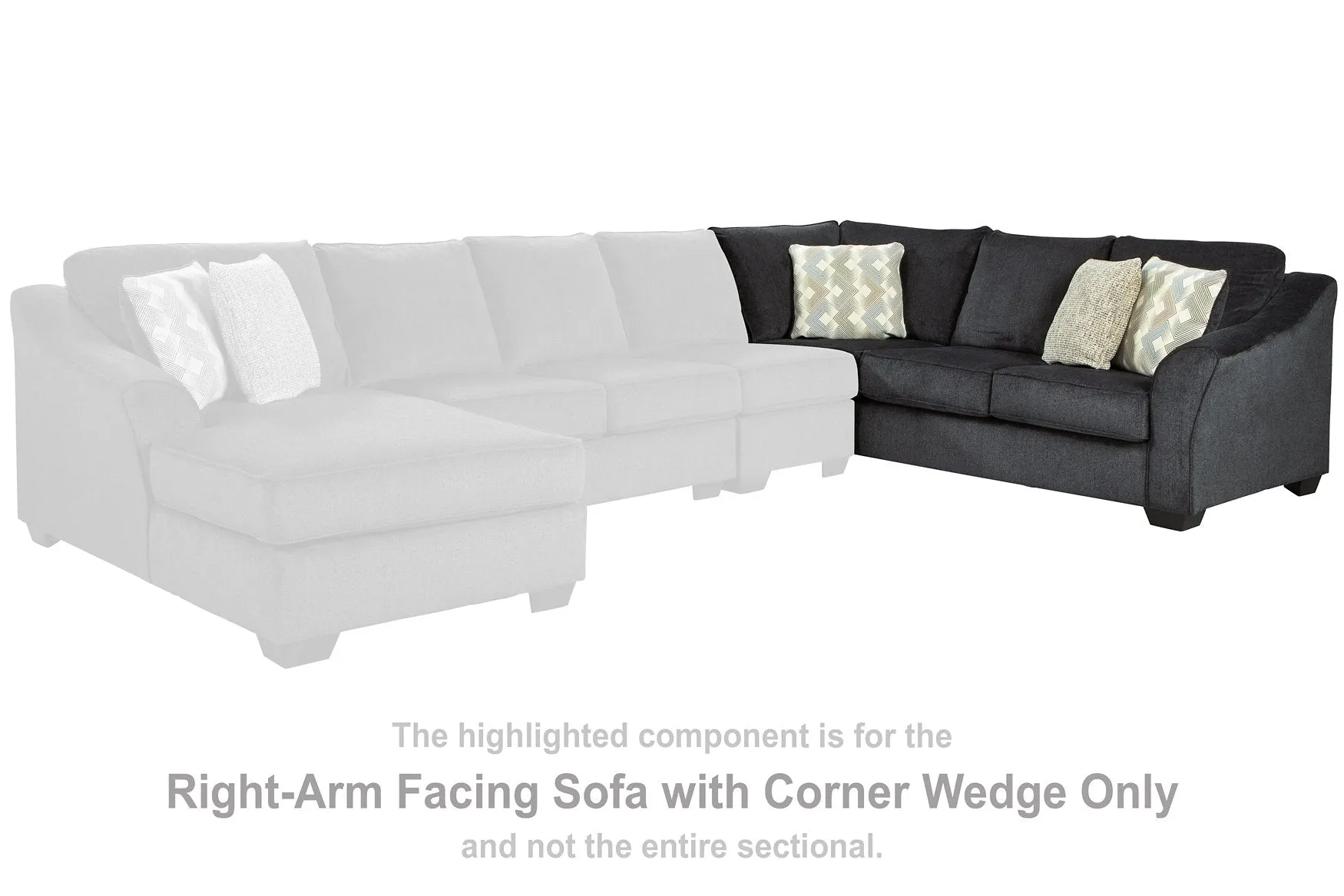 Eltmann 3-Piece Sectional with Cuddler