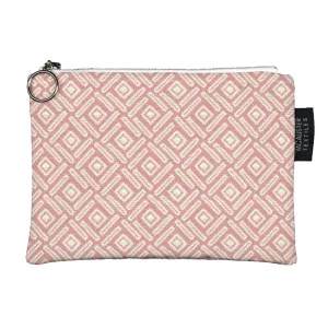 Elva Pink   Grey Makeup Bag