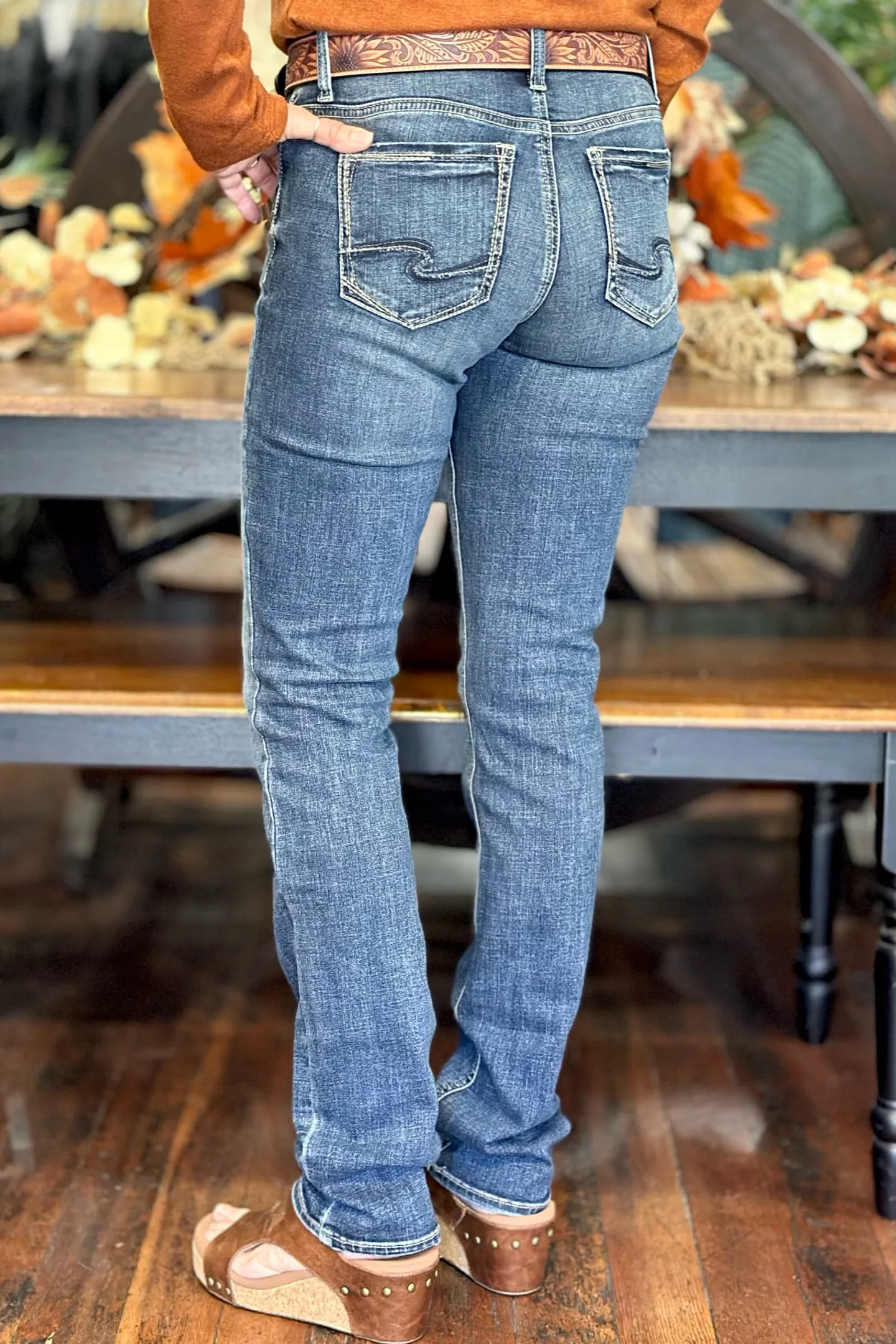 ELYSE Straight Jean by Silver