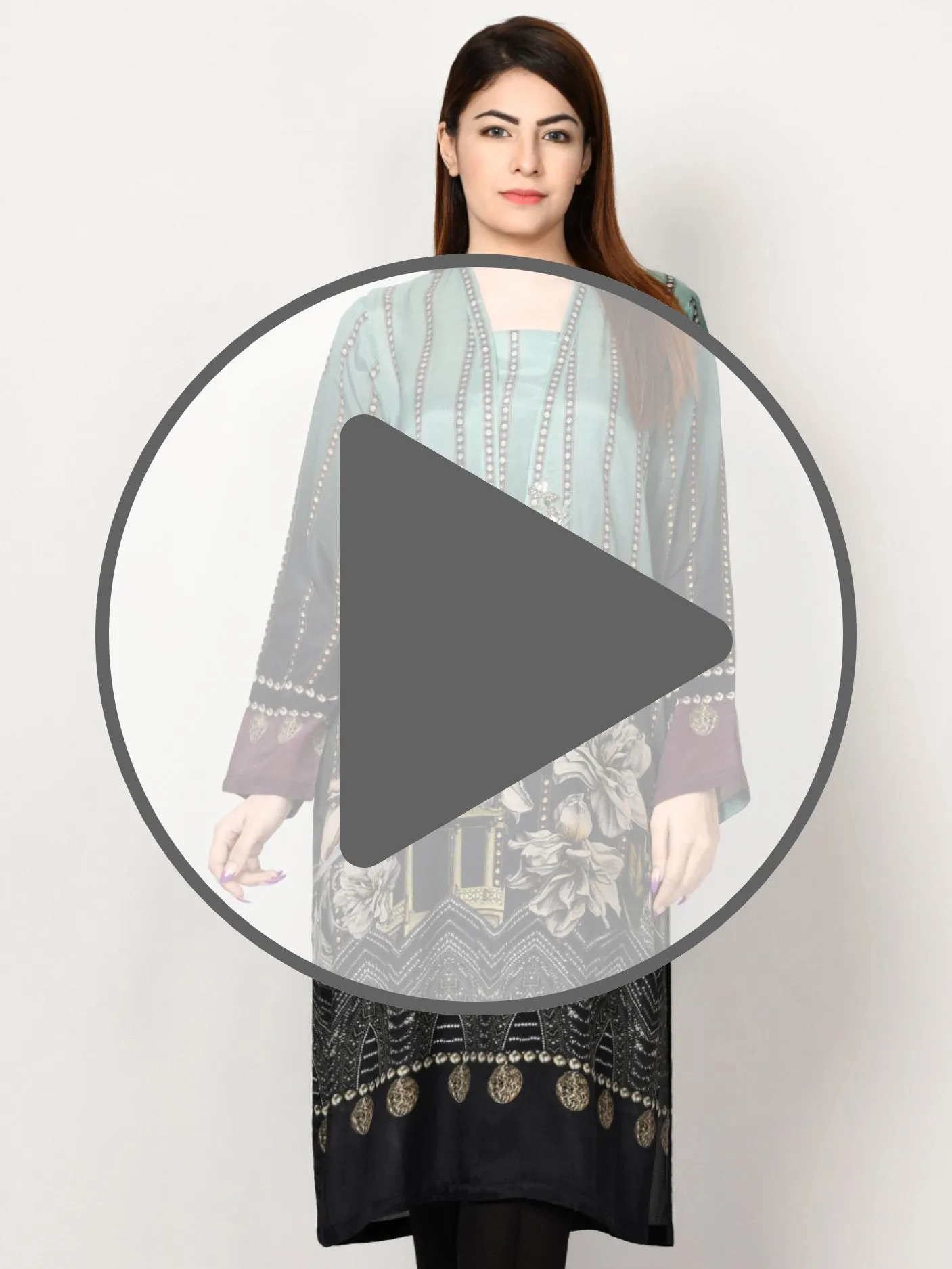 Embellished Thai Silk Shirt