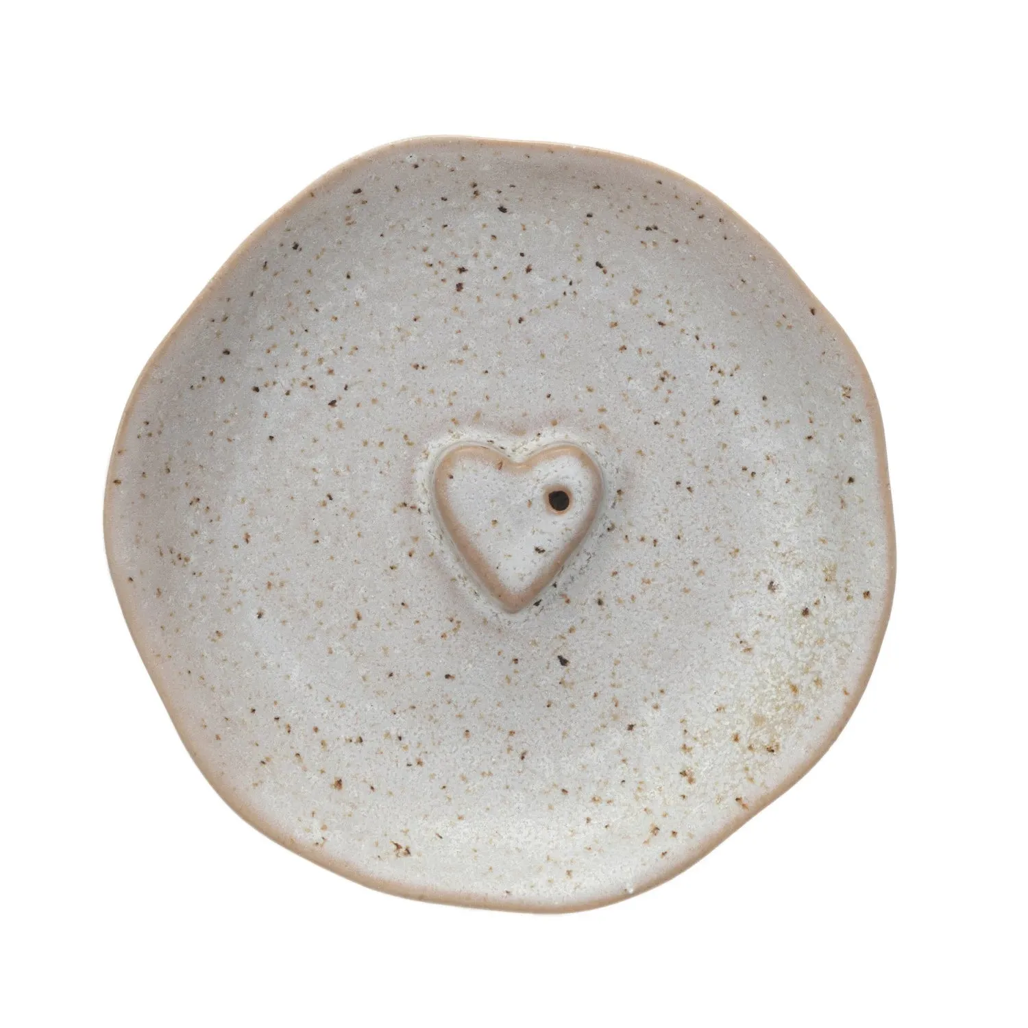 Embossed Heart Incense Dish/Holder