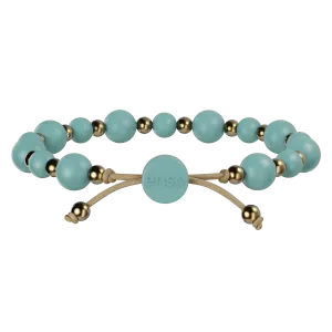 Embrace Bracelet - Turquoise & Gold