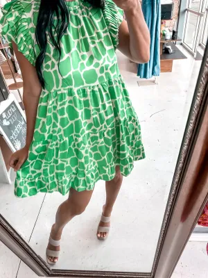 Embrace The Journey Dress Kelly Green