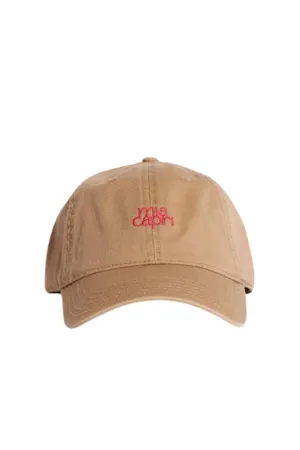 Embroidered Cap | Beige