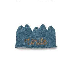 Embroidered Crown Bluestone