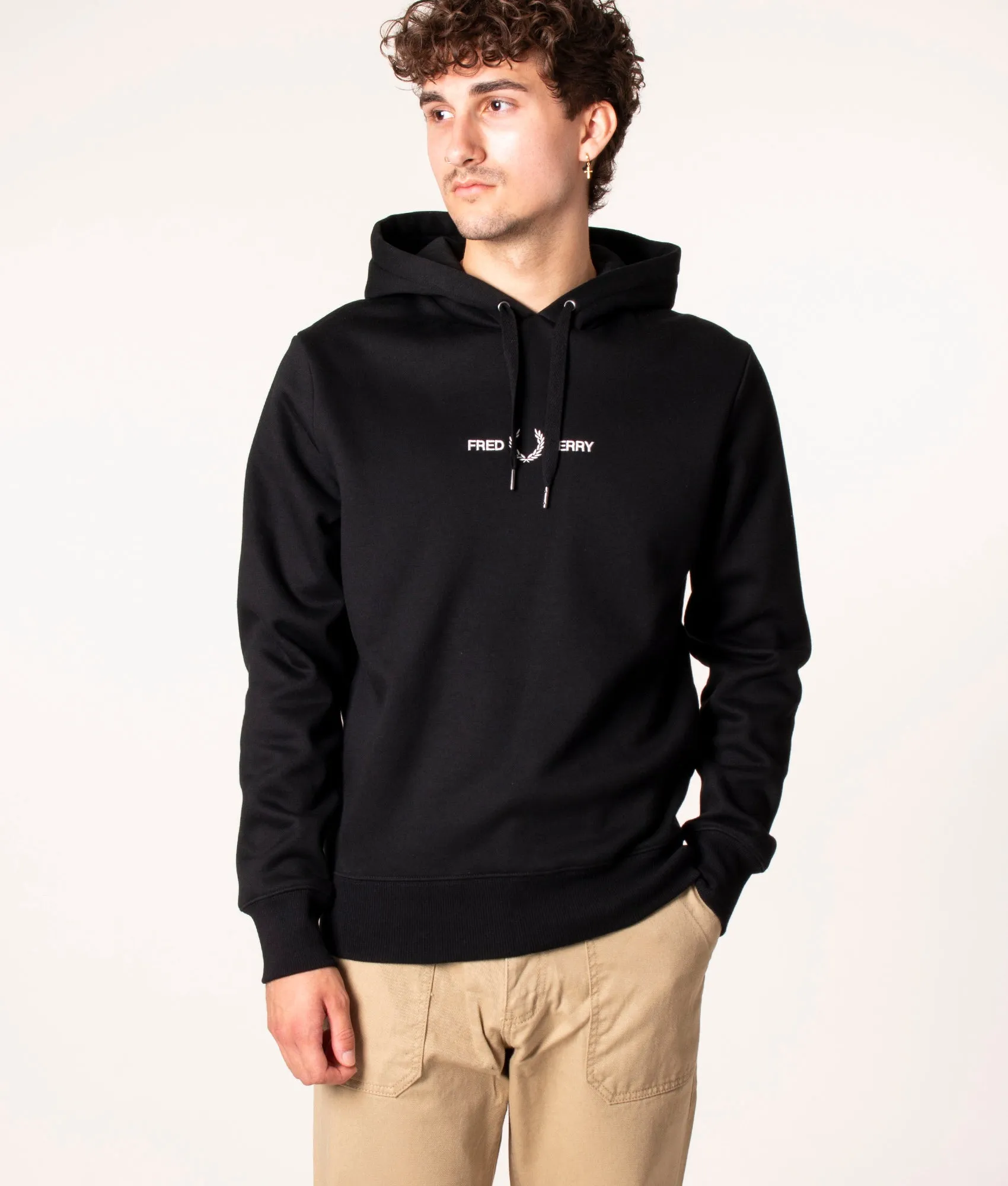 Embroidered Hooded Sweatshirt