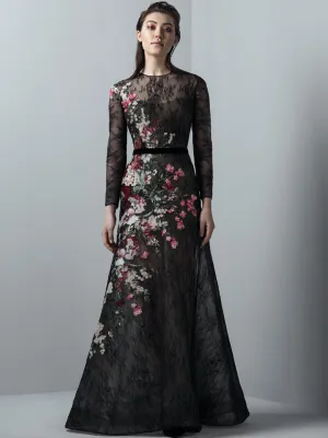 Embroidered Long Dress