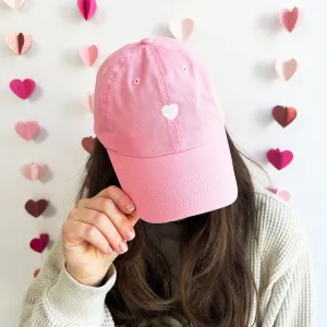 Embroidered Mini Heart Baseball Cap