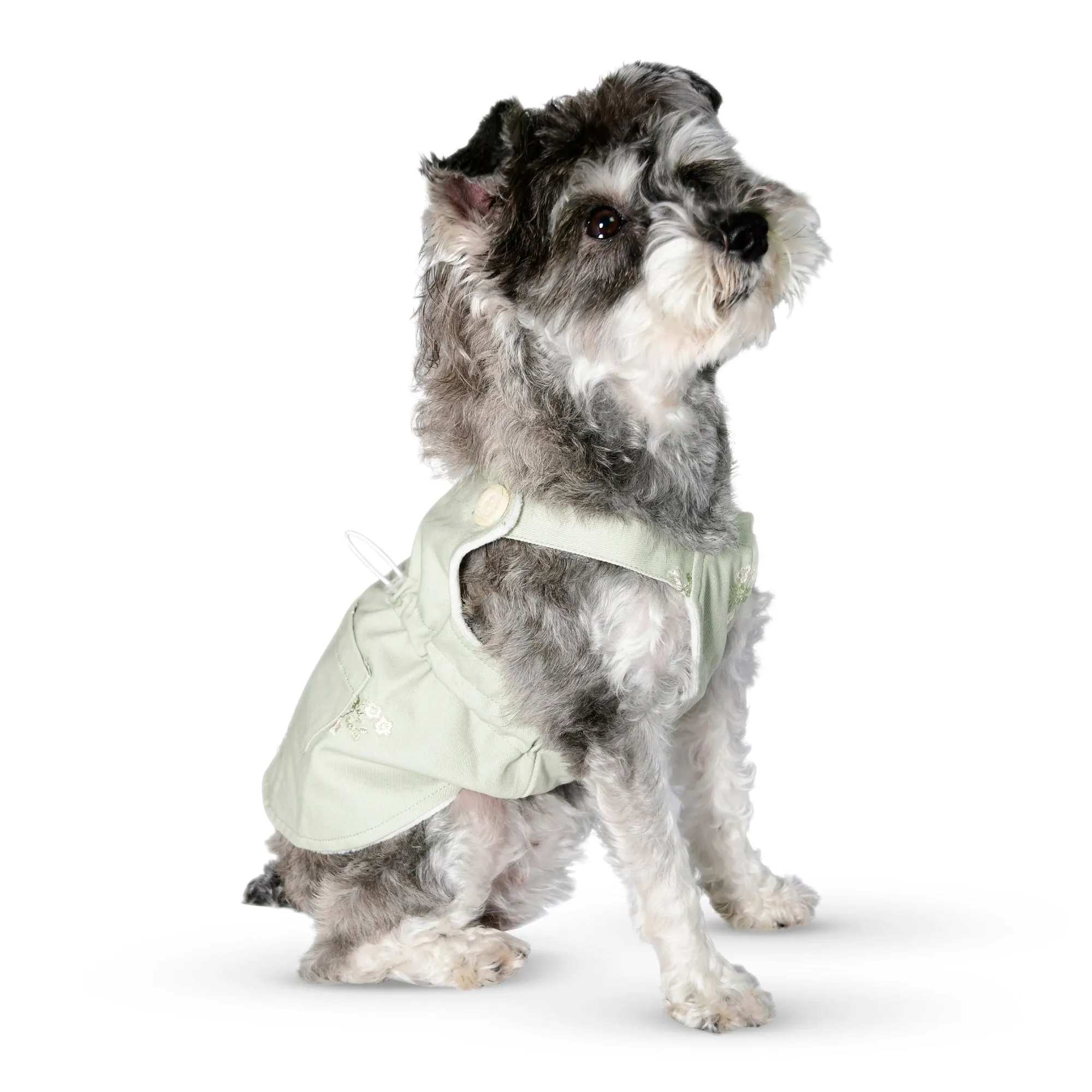 Embroidered Pet Pinafore Dress