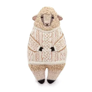 Embroidered Sheep Plushie Kit | Kiriki Press