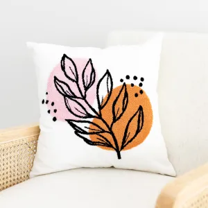 Embroidered Throw Pillow