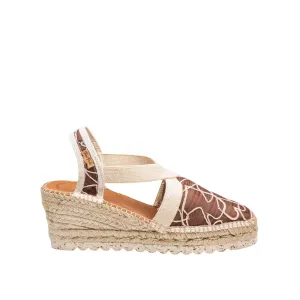 Embroidered Wedge Espadrille for Women - Terra-TA