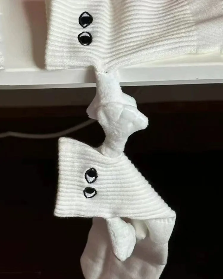 Embroidery Hand Holding Socks