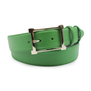 Emerald Green Dauphin Open Face Prong Belt