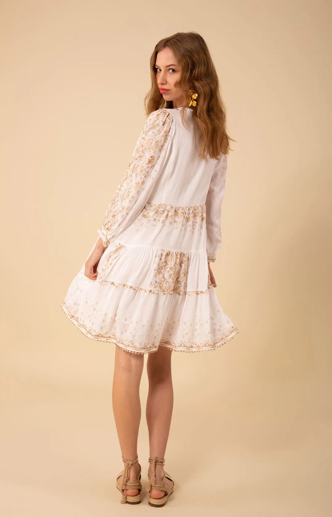 Emery Embroidered Dress