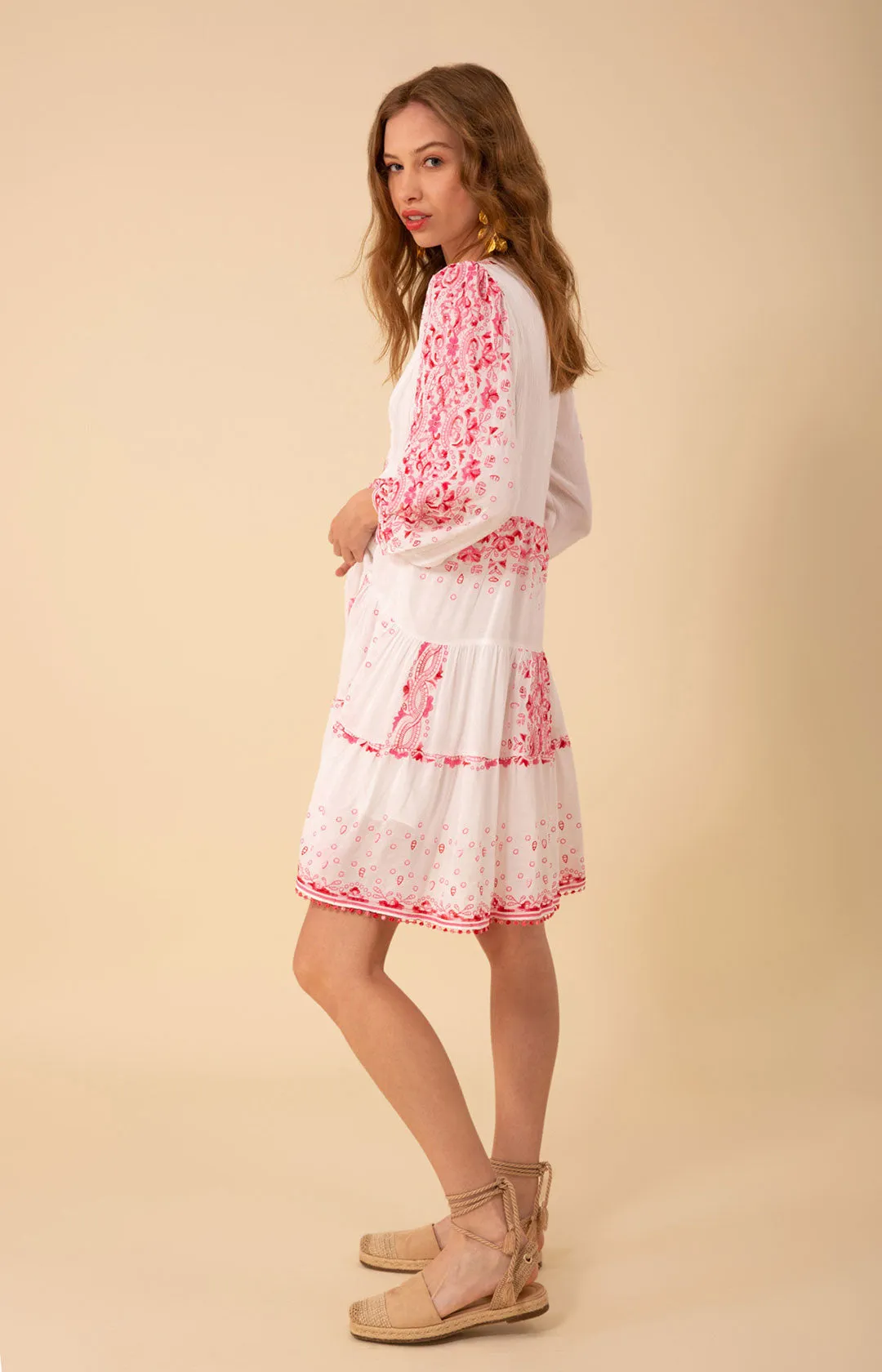 Emery Embroidered Dress