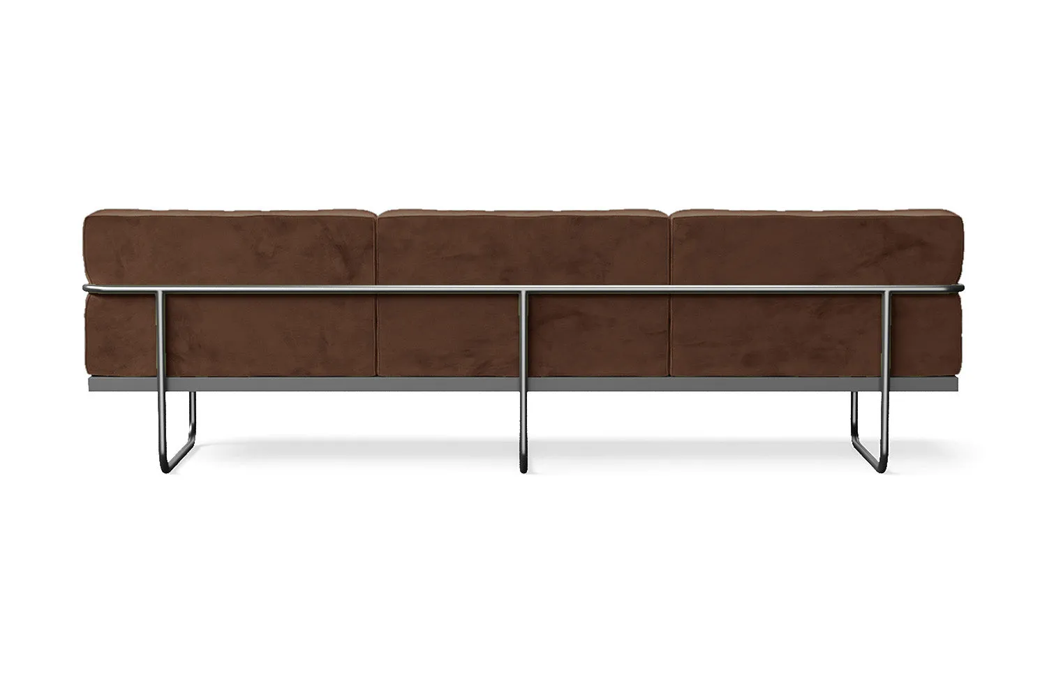 Emilia 3 Seater Sofa Coffee Brown Velvet