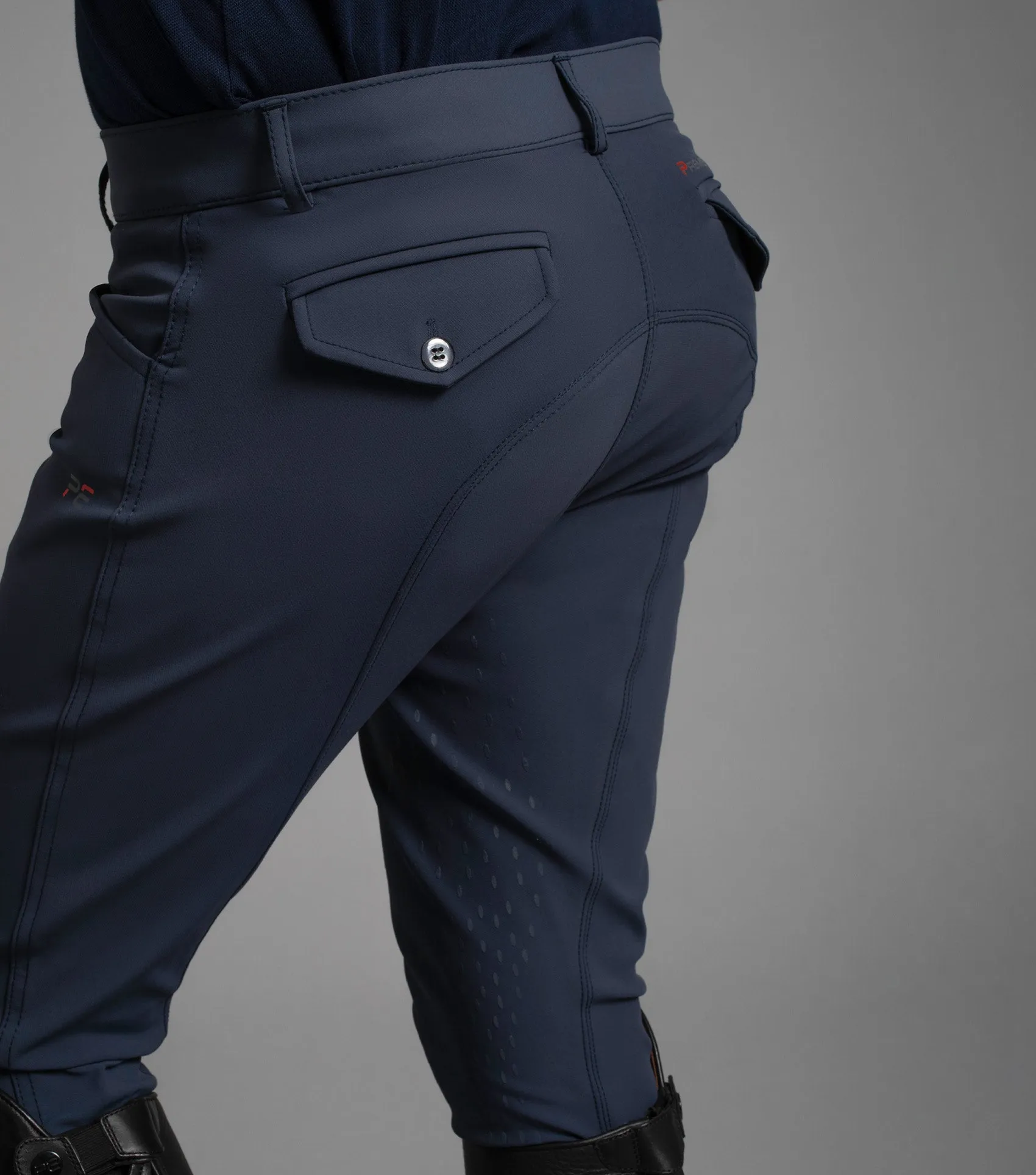 Emilio Men's Gel Knee Riding Breeches Navy