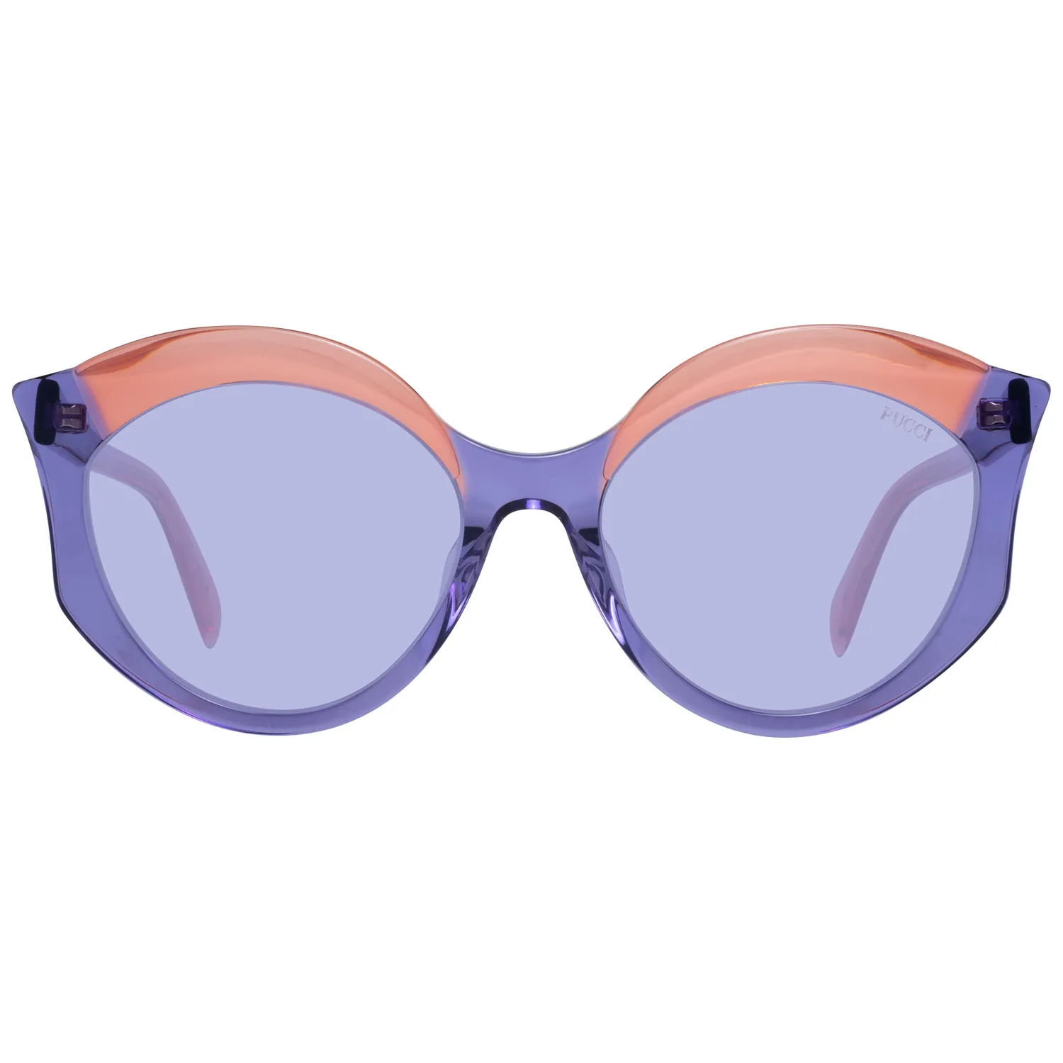 Emilio Pucci Elegant Purple Butterfly Sunglasses