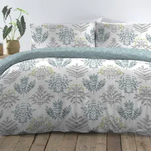 Emily Duvet Cover Set by Dreams & Drapes in Duck Egg