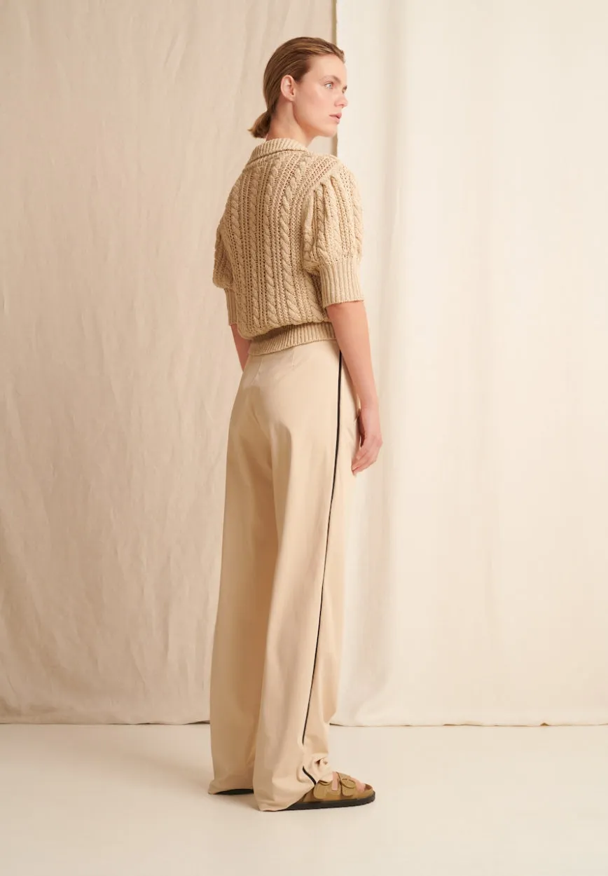 Emine Pants Technical Jersey | Beige