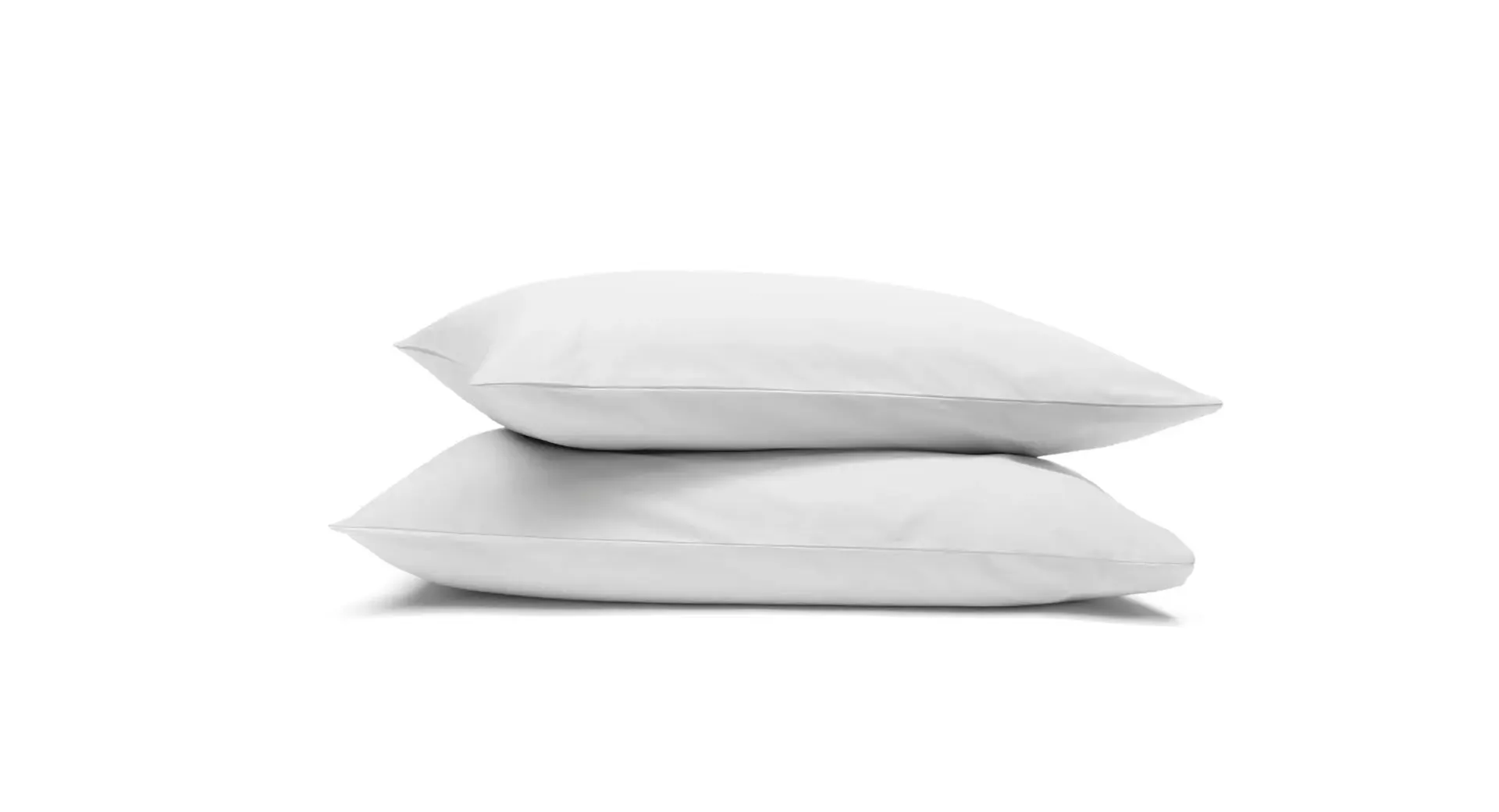 Emma 100% Cotton Percale Pillowcases - White