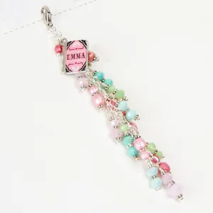 Emma Planner Charm with Crystal Dangle