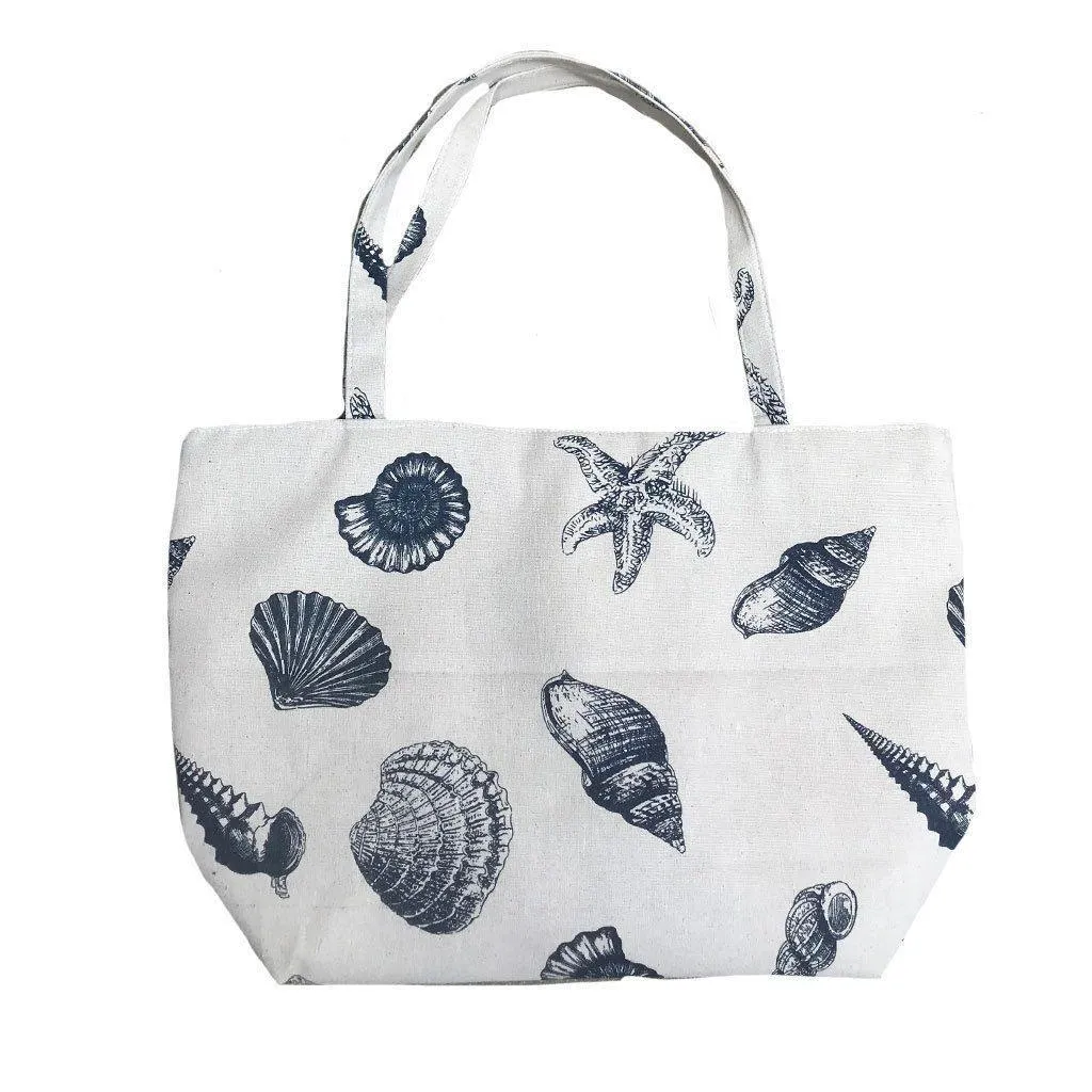 Empire Cove Designer Printed Cotton Canvas Tote Bags Reusable Beach Shopping